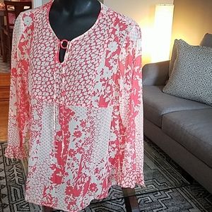 SUSAN GRAVER - Sheer Blouse